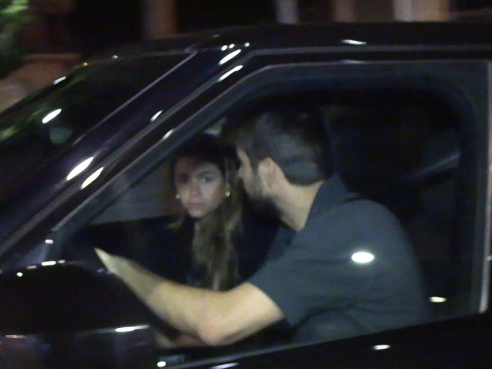 Gerard Piqué y Clara Chía, primeras imágenes tras el videoclip de Shakira junto a sus hijos Milan y Sasha