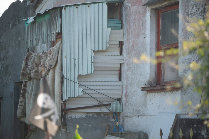 La vivienda donde ha tenido lugar un crimen.