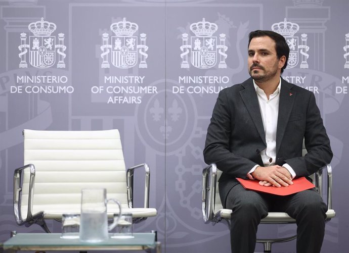 Archivo - El ministro de Consumo, Alberto Garzón.