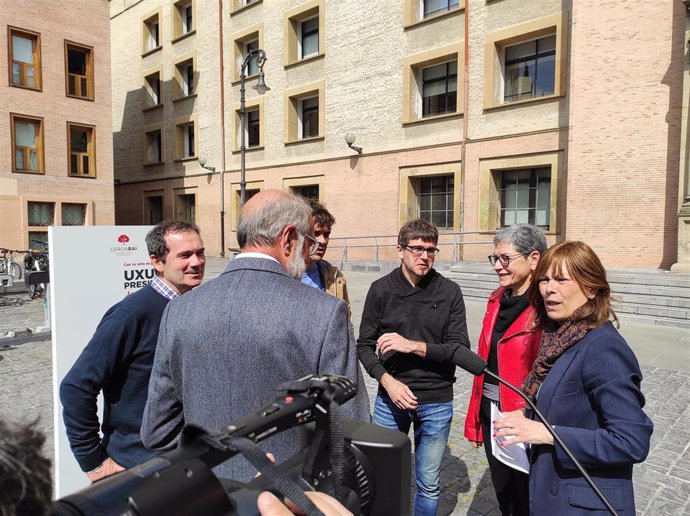 La candidata de Geroa Bai a la Presidencia del Gobierno de Navarra, Uxue Barkos.