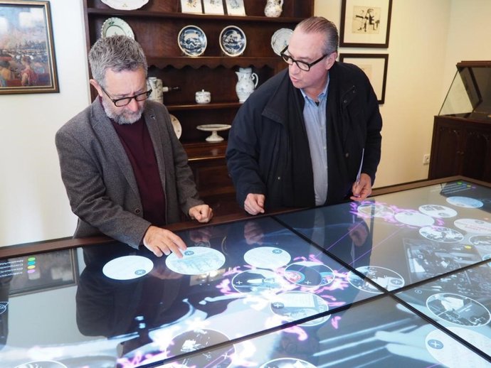 Visita de representantes del Port de Tarragona a la Fundació Pau Casals.