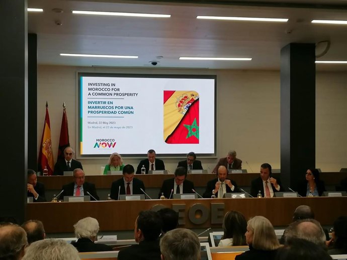 Sesión de inaguración del 'Encuentro Empresarial Invertir en Marruecos por una prosperidad común'. Lunes 22 de mayo.