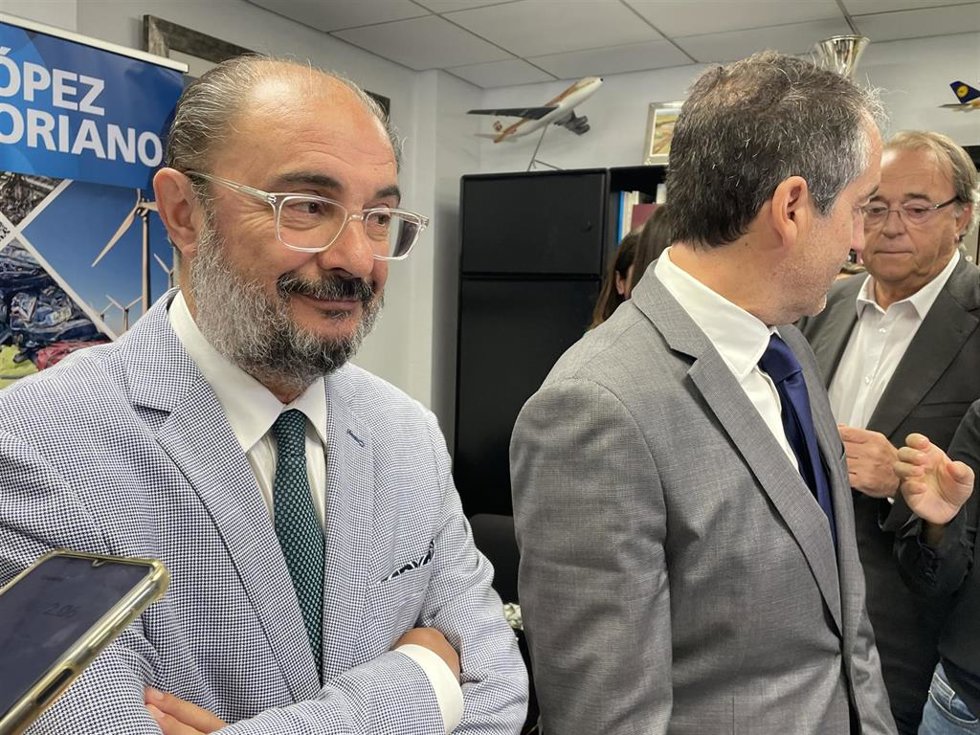 Javier Lambán, presidente de Aragón
