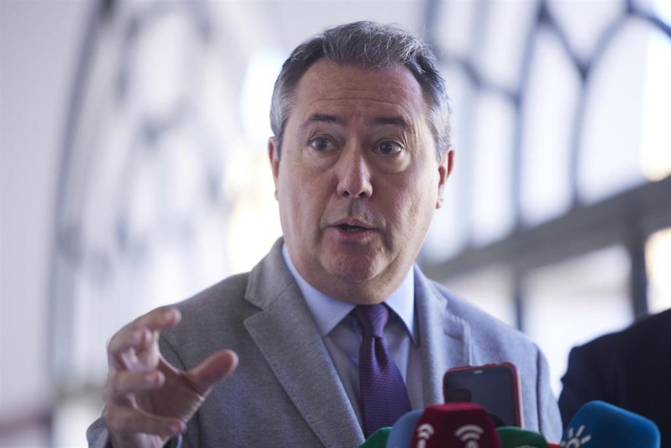 Archivo - El secretario general del PSOE de Andalucía y Portavoz del Grupo Parlamentario Socialista, Juan Espadas, en una imagen de archivo.