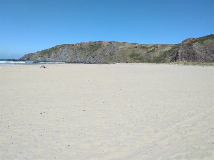 Archivo - Playa asturiana de Xagó.