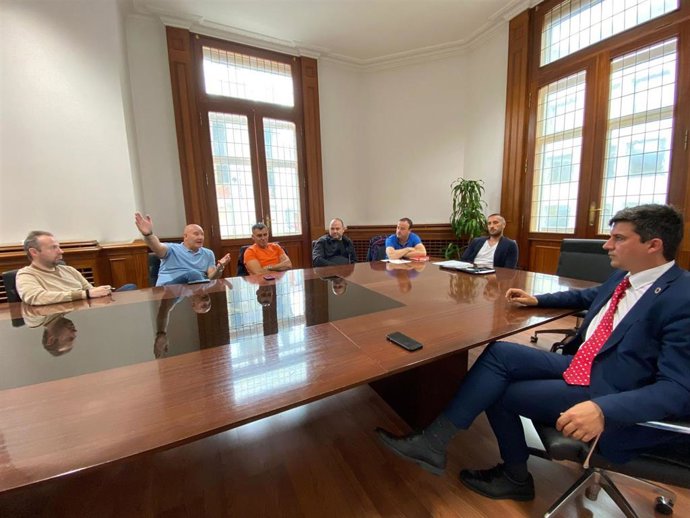 El candidato del PSOE a la Alcaldía de Santander, Daniel Fernández