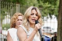 Yolanda Díaz carga contra el "efecto Bonilla" que "devasta" Doñana y deja fondos para empleo "sin ejecutar" en Andalucía