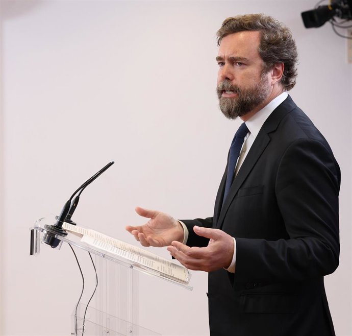 El portavoz de Vox en el Congreso, Iván Espinosa de los Monteros,  en imagen de archivo