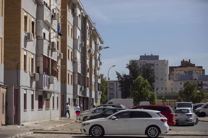 Bloques de pisos en el Polígono Sur de Sevilla