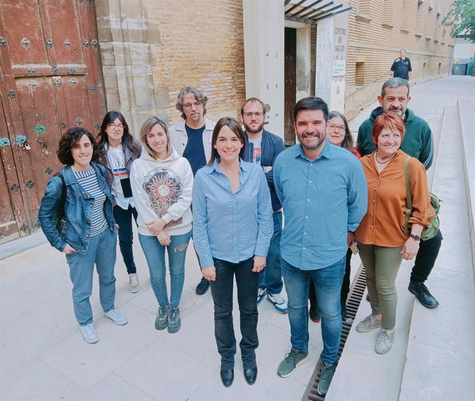 Acto de Contigo Navarra este lunes en Tudela.