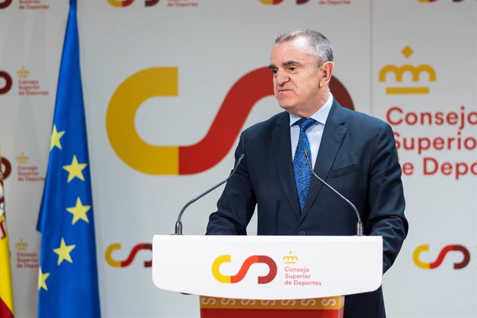Archivo - El presidente del CSD, José Manuel Franco, cumple dos años en el cargo.
