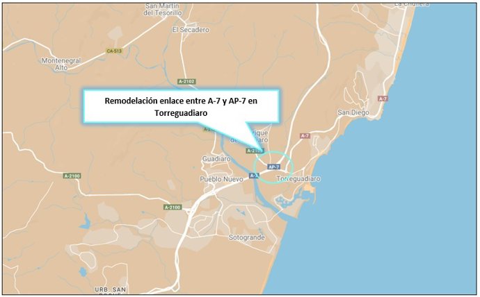 Archivo - Cádiz.- El Gobierno adjudica la redacción del proyecto de remodelación del enlace en Torreguadiaro por 528.990 euros