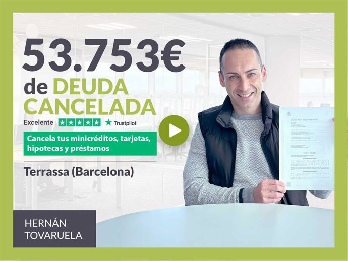 Exonerado con Repara tu Deuda por la Ley de Segunda Oportunidad.