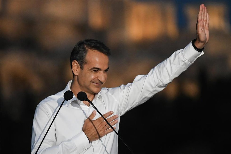 Kyriakos Mitsotakis, primer ministro de Grecia