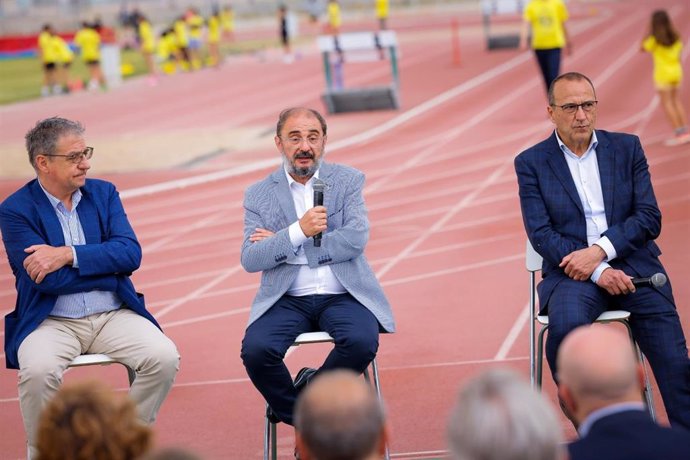 Mariano Soriano, Javier Lambán y Felipe Faci