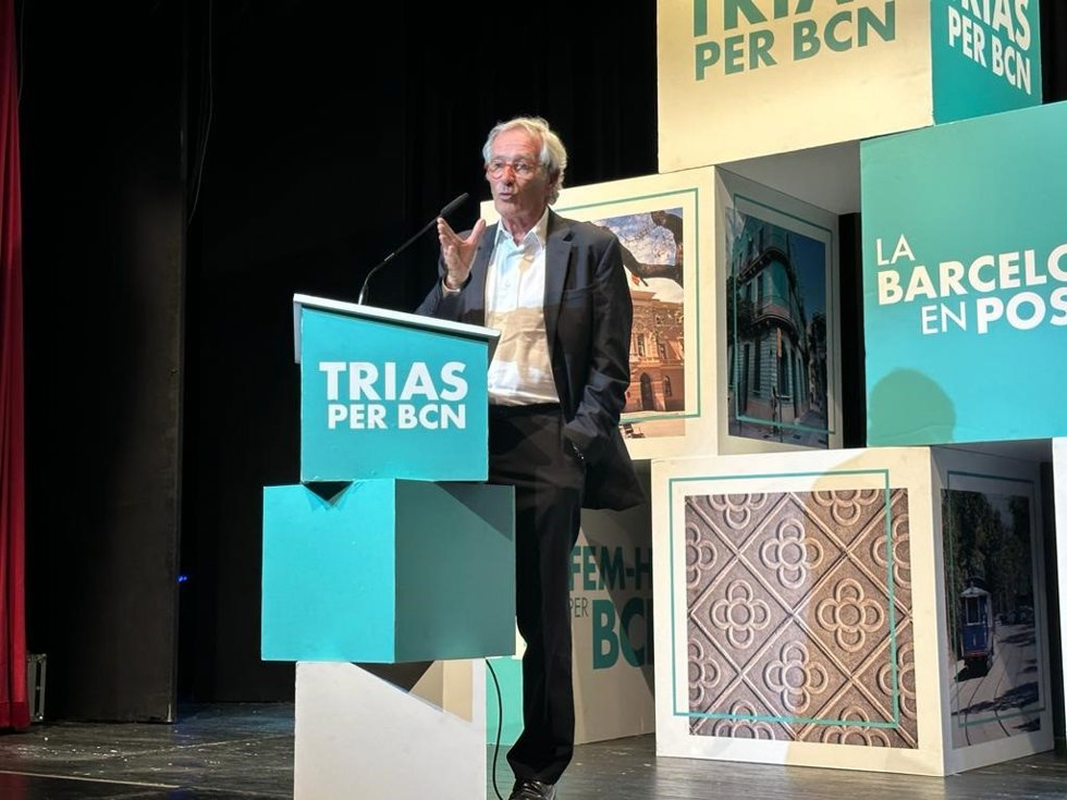 El candidato de Junts a la alcaldía de Barcelona, Xavier Trias