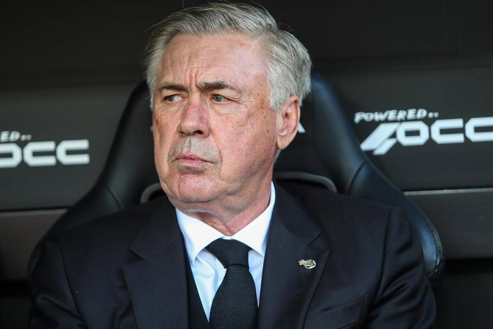 El entrenador del Real Madrid Carlo Ancelotti