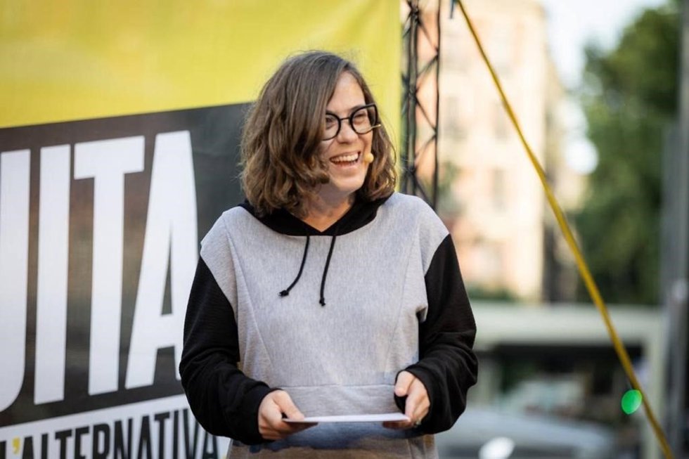 La diputada de la CUP en el Parlament Eullia Reguant