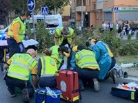 Herido grave un motorista tras chocar con otra motocicleta en Hortaleza