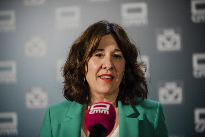 La socialista y portavoz del Gobierno regional, Blanca Fernández, tras el debate electoral.