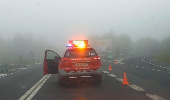 Desvío de la Policía Foral.