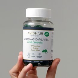 Gummies capilares vitaminas para el cabello sin azúcar