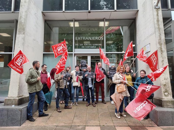Concentración de la Inspección de Trabajo