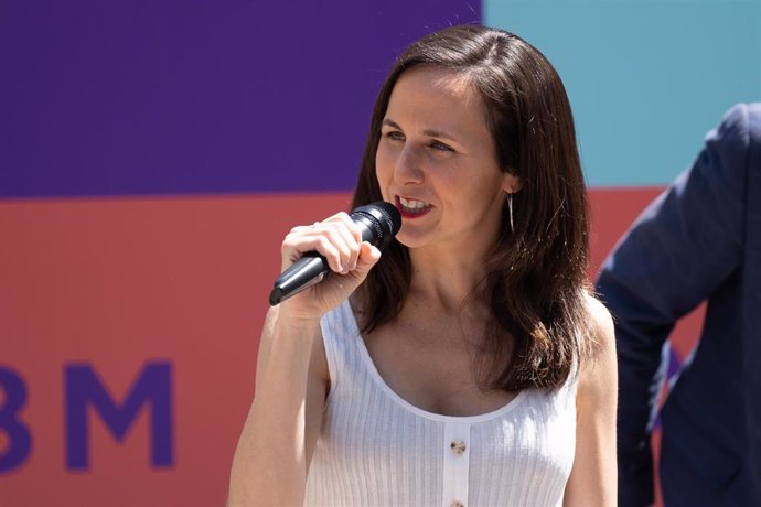 La secretaria general de Podemos y ministra de Derechos Sociales y Agenda 2030, Ione Belarra.