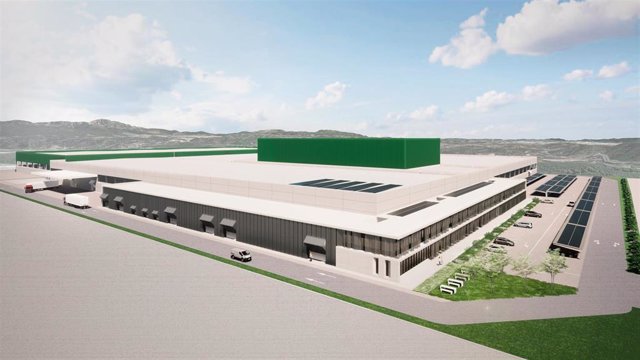 Imagen virtual de la futura planta de Saica en Sant Esteve Sesrovires (Barcelona)