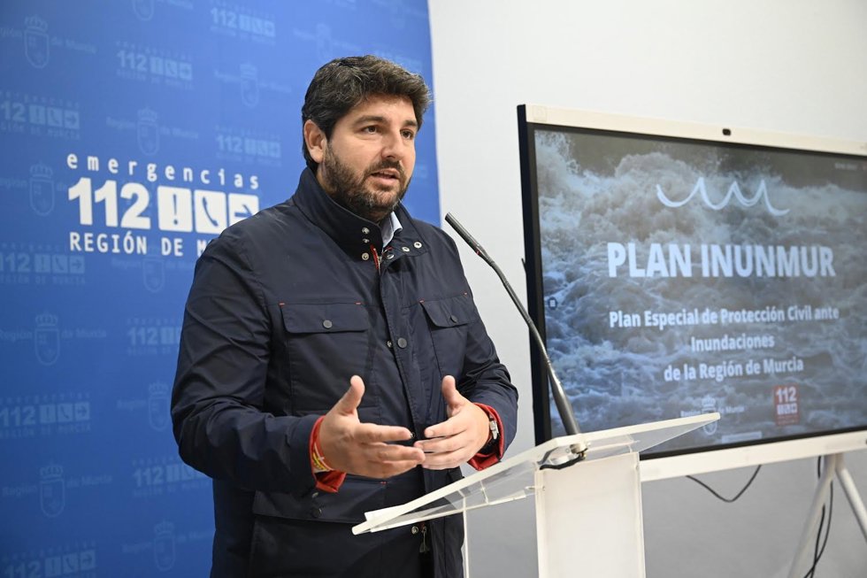 El presidente de Murcia, Fernando López Miras