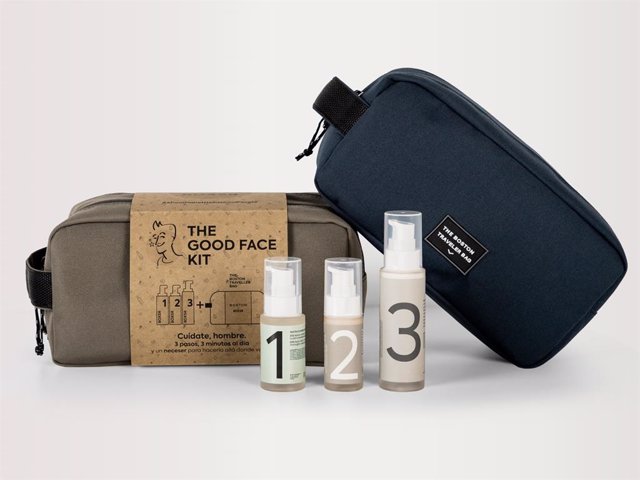 The Good Face Kit, neceser con rutina facial masculina de BOSTON y BOXSR.