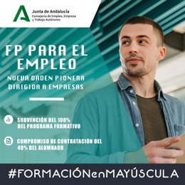El BOJA publica la línea de ayudas para que empresas formen a sus futuros trabajadores, cuya cuantía es de 10 millones.