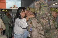 La primera rotación con casi 60 militares del contingente Apoyo Irak XVII regresa a Almería