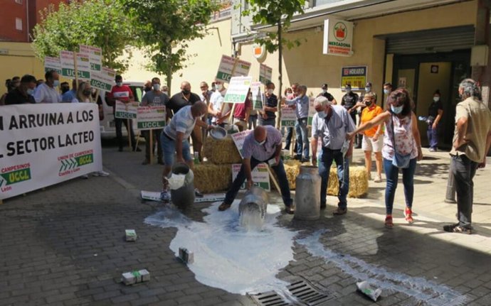 Concentración ante la distribución por los precios de la leche