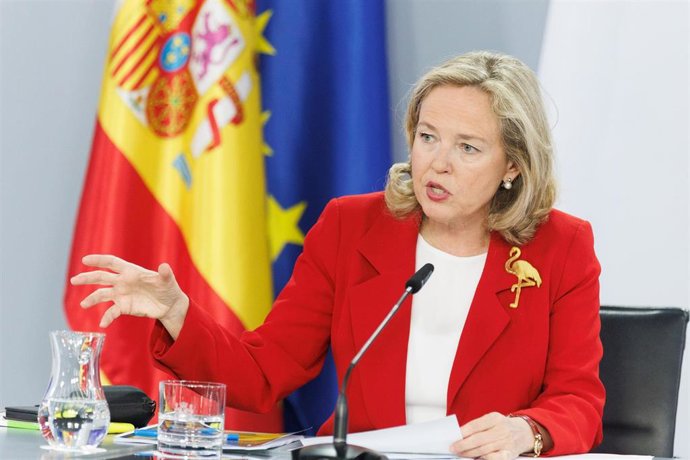 La vicepresidenta primera y ministra de Asuntos Económicos y Transformación Digital, Nadia Calviño,