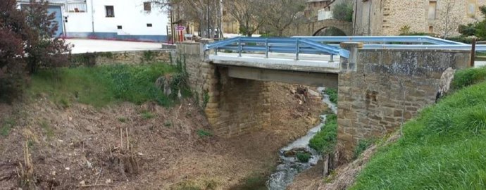 Puente de Olleta, junto al cual se ubicará la nueva pasarela peatonal y ciclable