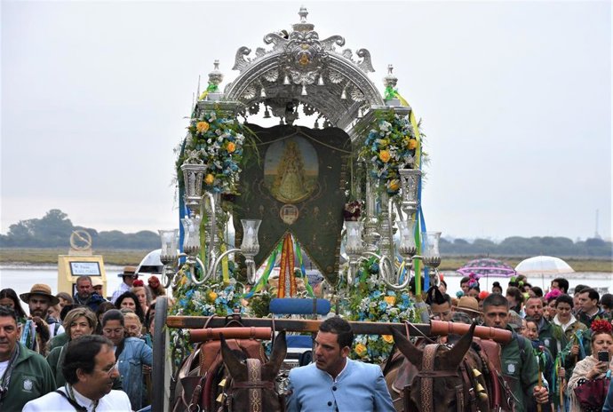 Salda de la Hermandad del Rocío de Punta Umbría.