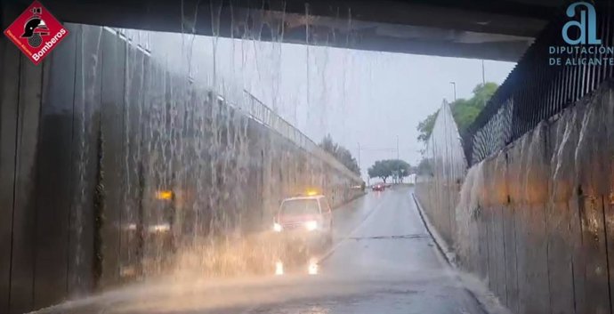 Lluvia en Alicante