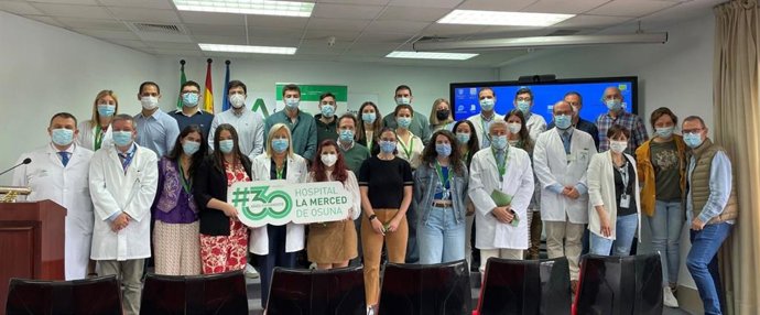 Acto de bienvenida a los 17 residentes nuevos en el Área de Gestión Sanitaria de Osuna.