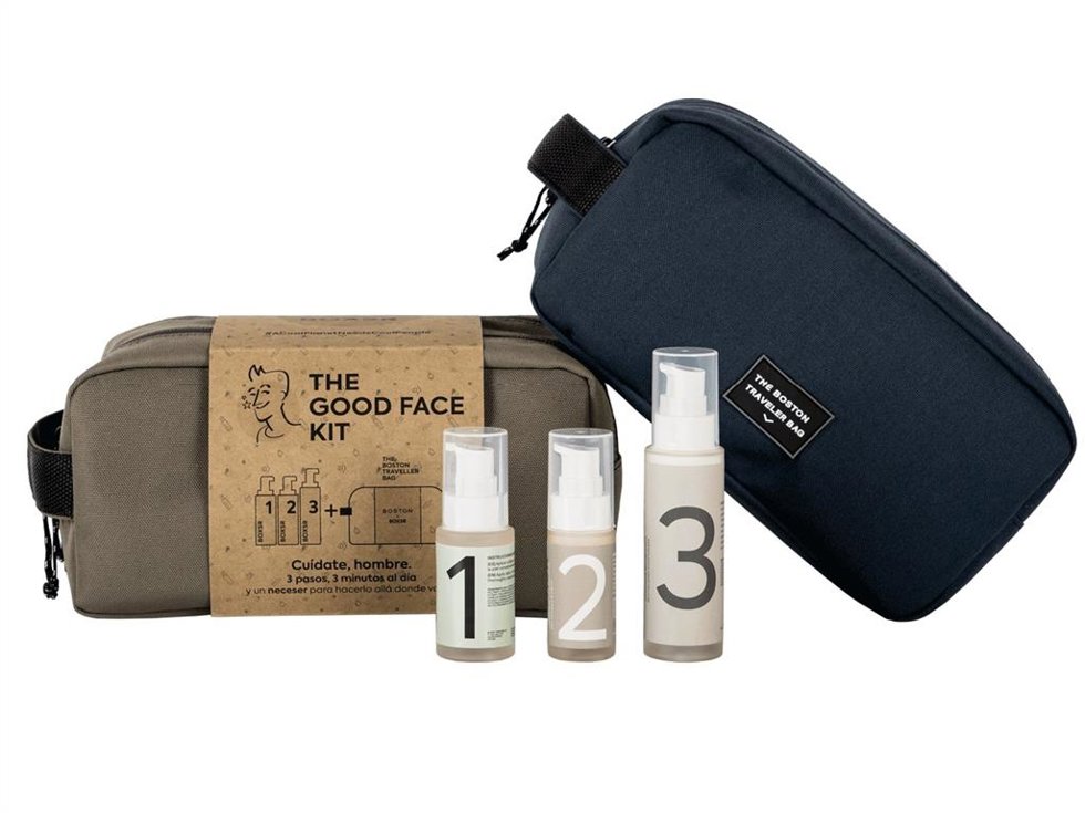 Boston y BOXSR unen fuerzas con un neceser que incluye los best seller para el cuidado facial masculino