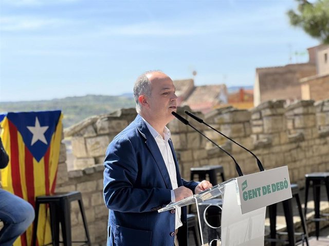 Jordi Turull este sábado en Cervera (Lleida)