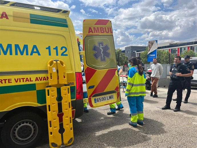 Herido grave un hombre al caerse desde un rocódromo de San Sebastián de los Reyes