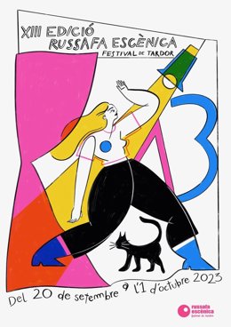 Cartel de África Pitarch de Russafa Escénica