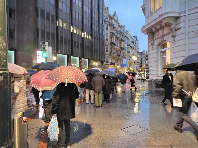 Lluvia en Bilbao
