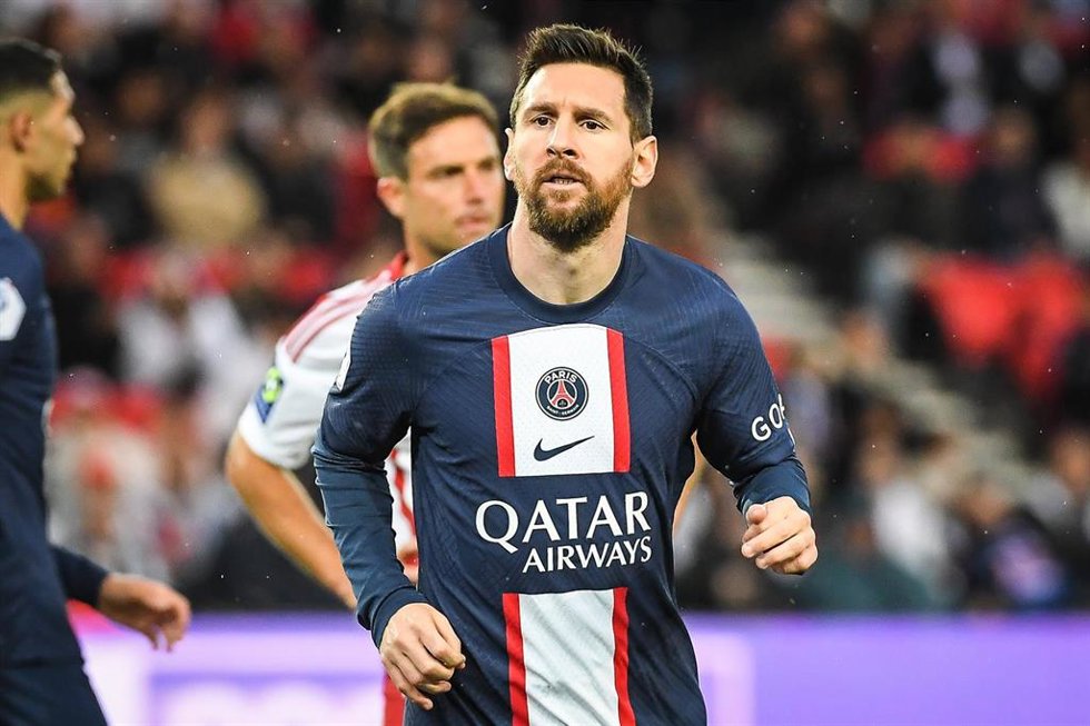 El jugador argentino Leo Messi en un partido con el PSG