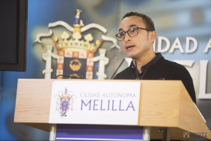 El consejero de Distritos, Juventud y Participación Ciudadana del Gobierno de Melilla, Mohamed Ahmed Al-lal (CPM), en una imagen de archivo