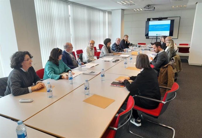 El pleno del Consejo del Patrimonio Cultural de Asturias, presidido por la consejera Berta Piñán