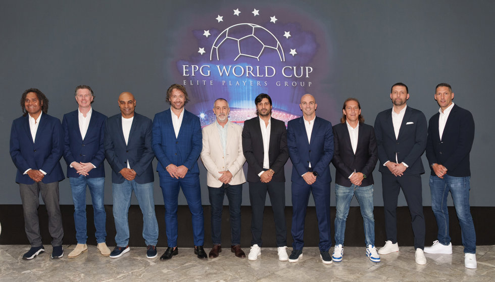 Presentación de la EPG World Cup, Mundial para futbolistas internacionales de más de 35 años