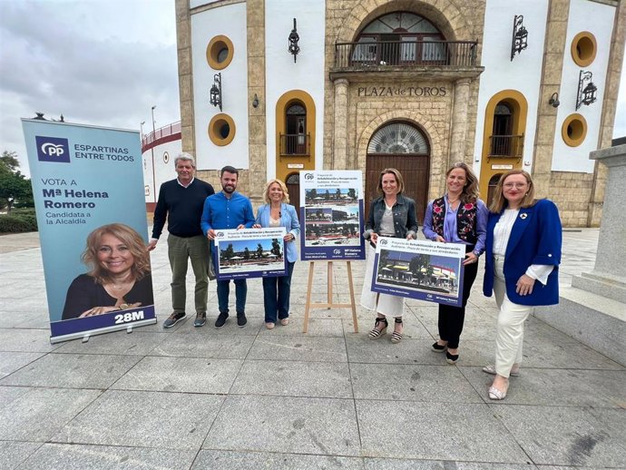El PP de Espartinas presenta su proyecto de recuperación del Auditorio-Plaza de Toros
