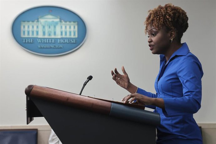 La portavoz de la Casa Blanca, Karine Jean-Pierre
